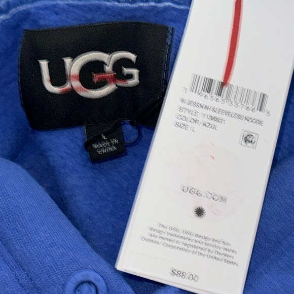 UGG JESSIKAH SLEEVELESS HOODIE - Picture 2 of 2